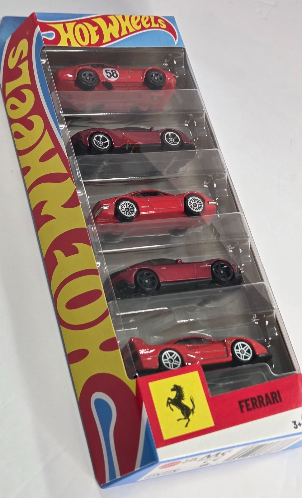 Ferrari 5-PACK Set JLN12 Hot Wheels 2026 Dino 206 SF90 F40 365 GTB4 12Cilindri