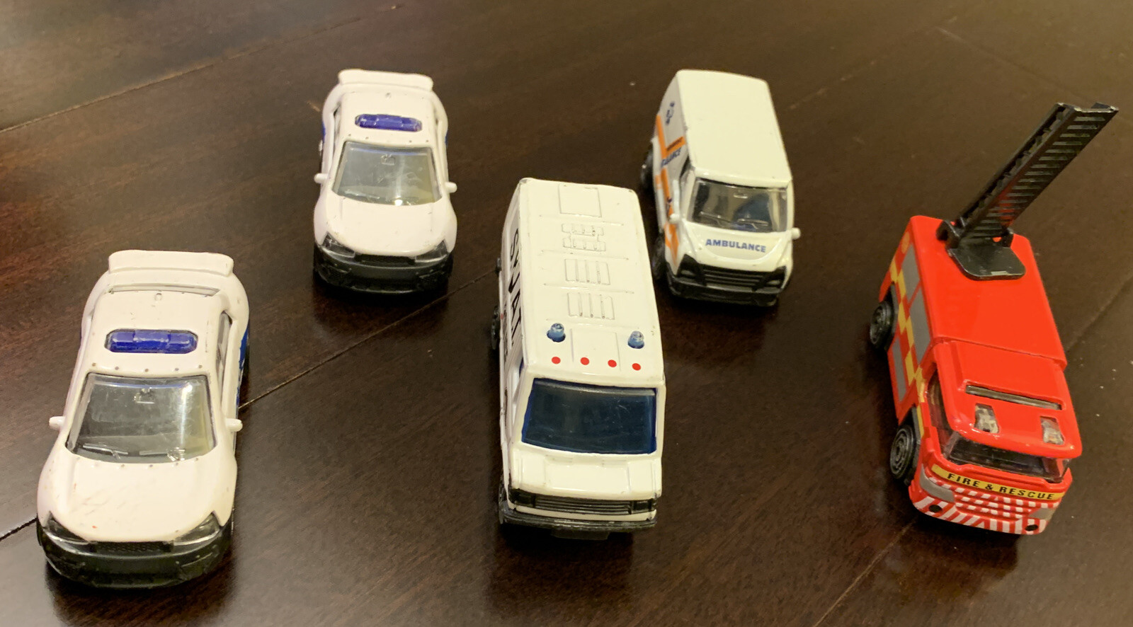 Teamsterz and Welly Police, S.W.A.T Police, Fire & Rescue, Ambulance Die Cast