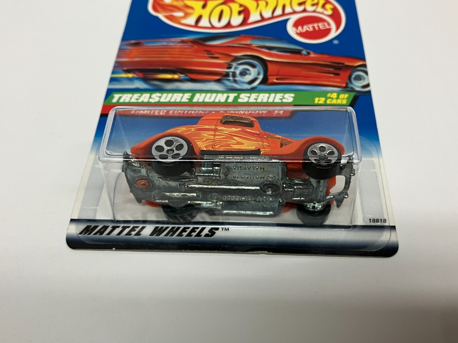 1998 Hot Wheels TREASURE HUNT 3-WINDOW ’34 die-cast #4 OF 12