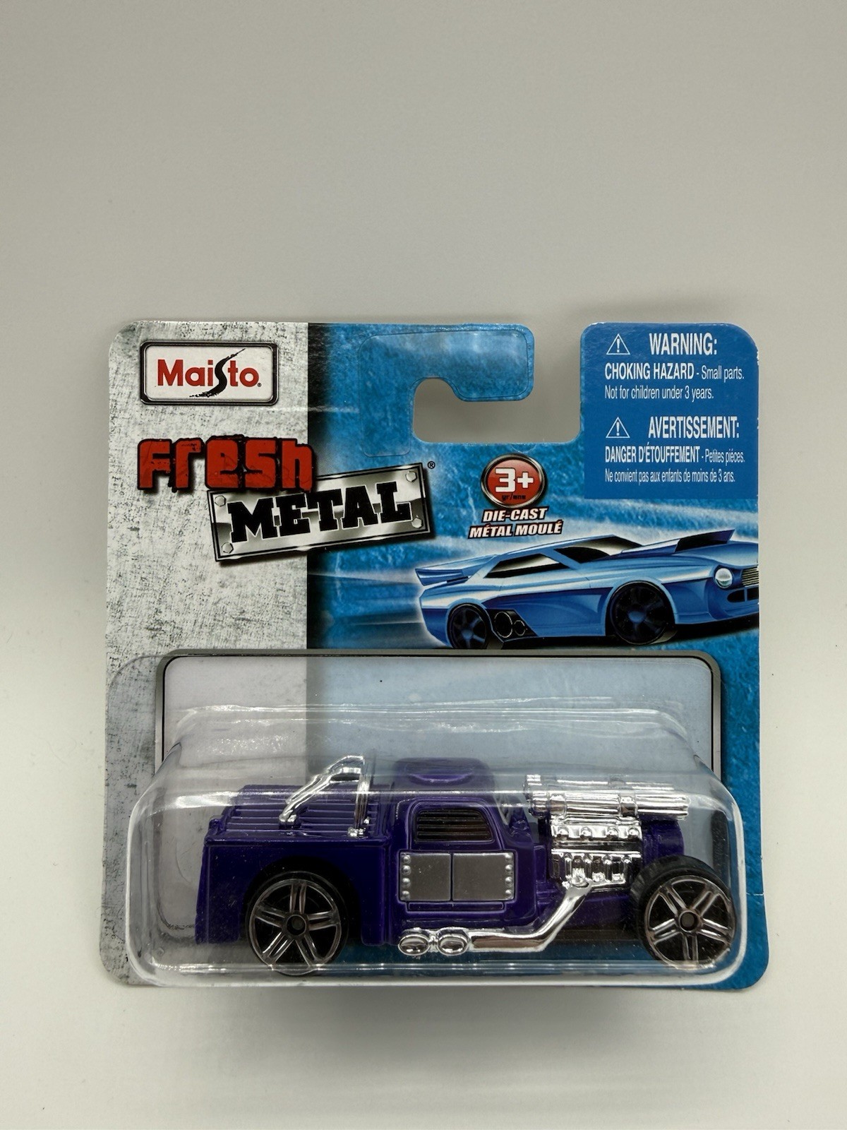 Maisto Leadslinger Fresh Metal Fantasy Series Metallic Purple Hot Rod Pickup