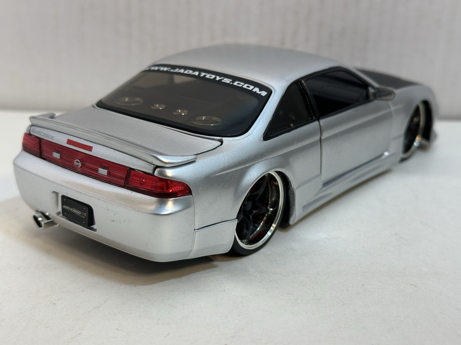 JADA OPTION D 1998 NISSAN 240SX (S-14) SILVER 1:24 DIECAST MODEL CAR NEW NO BOX
