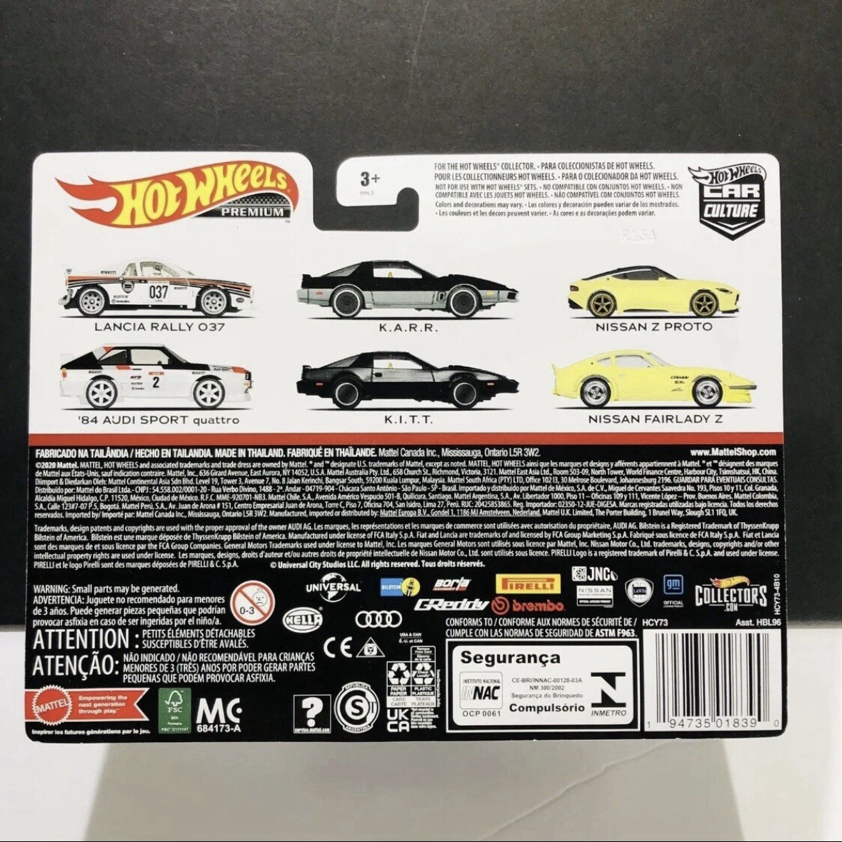 Hot Wheels Car Culture 2 Pack Lancia Rally 037 & 84 Audi sport quattro