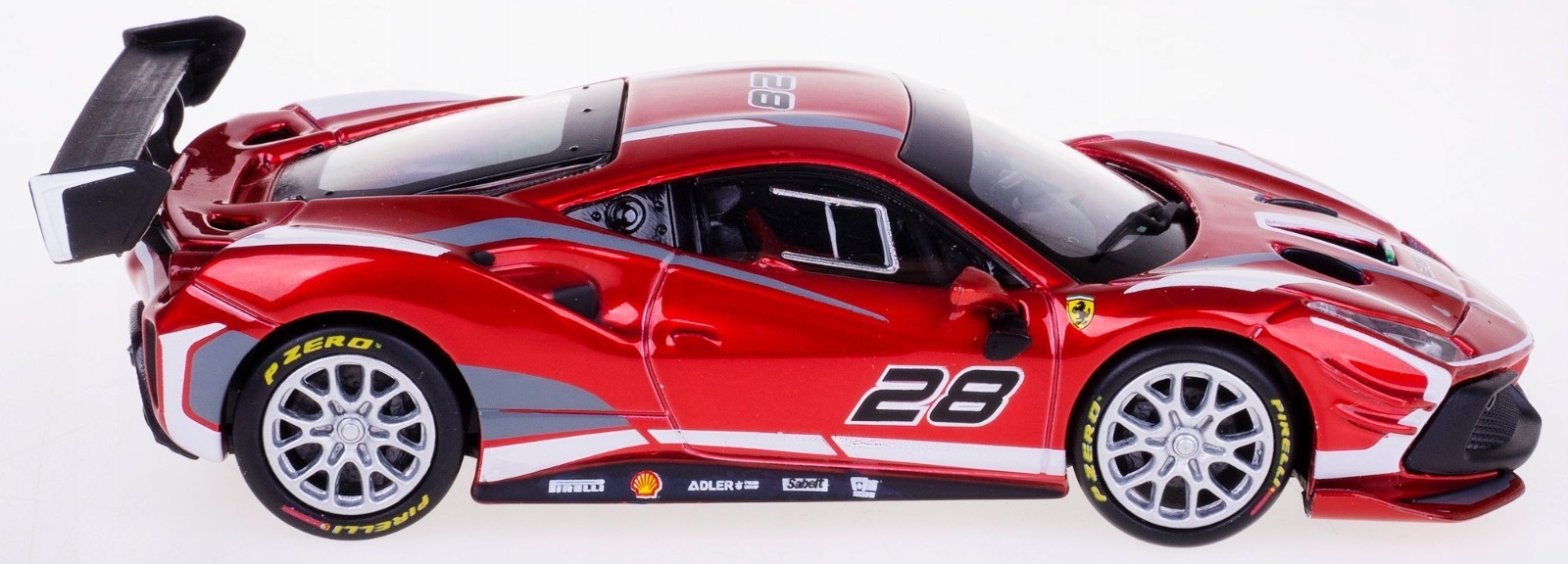 BBURAGO 2020 FERRARI 488 challenge EVO #28 FERRARI RACING 1:43 SCALE