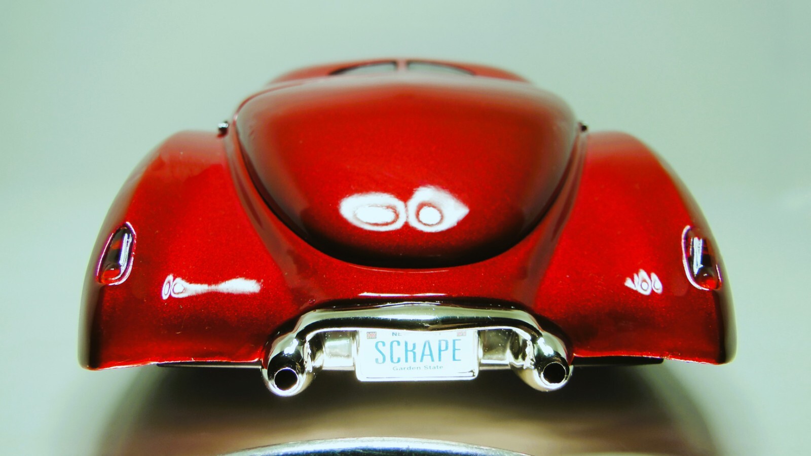 Hot Rod Ford Mecury Merc Chopped Dragster1:18Race Car Racing12Custom24Racer Red