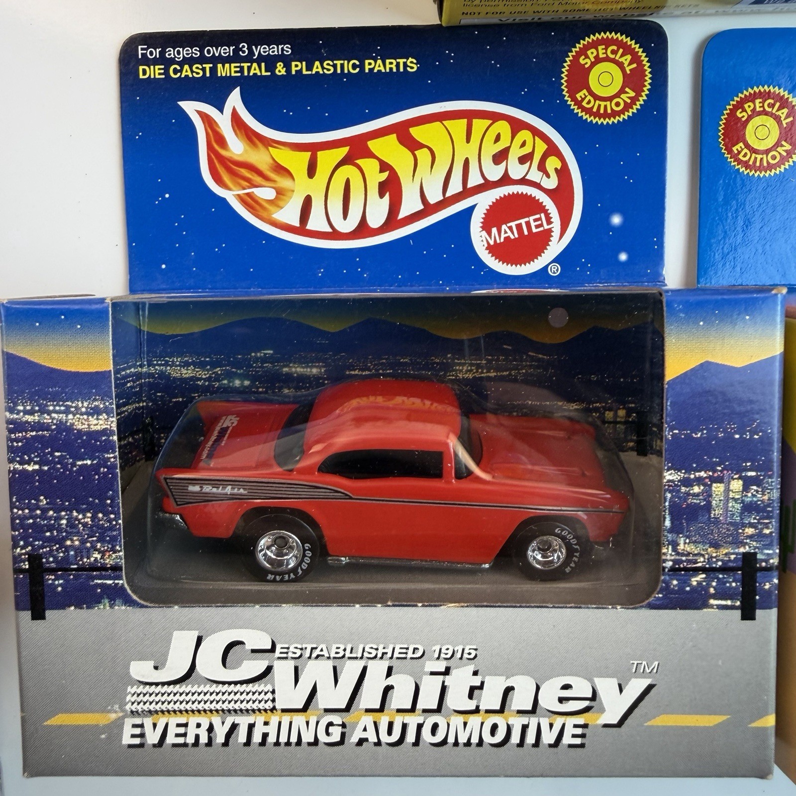 Hot Wheels JC Whitney Promo Special Edition 3-Car Lot ’40s Ford Nomad Bel Air
