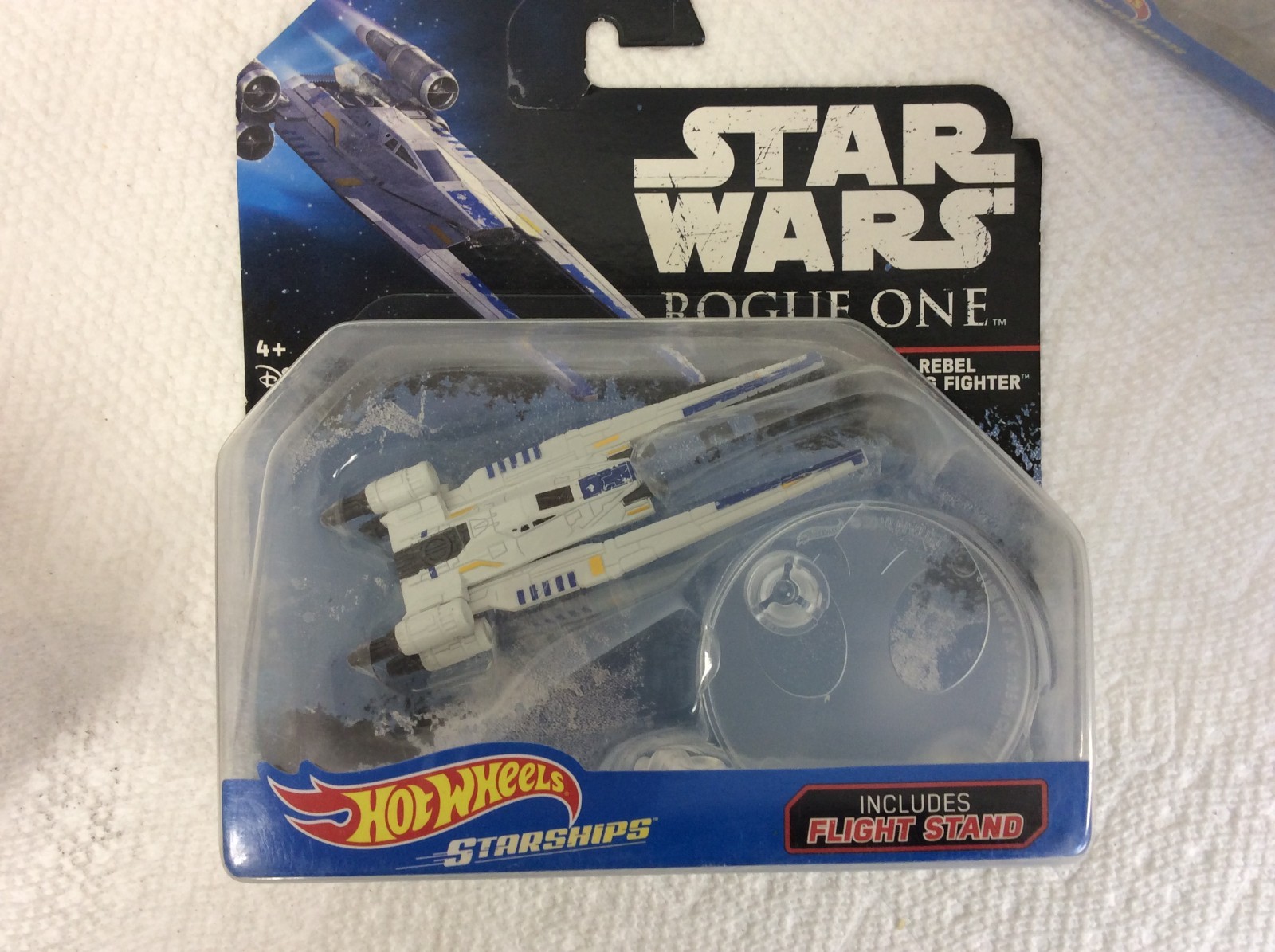 (3) Hot Wheels Star Wars Starships & (1) Diecast. (3 Are New Sealed, (1) Used