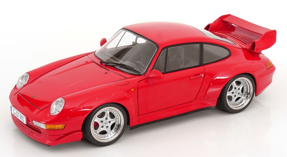 KK SCALE MODELS Porsche 911 (993) GT2 Speedline rims 1996 Red 1/12 Scale New!