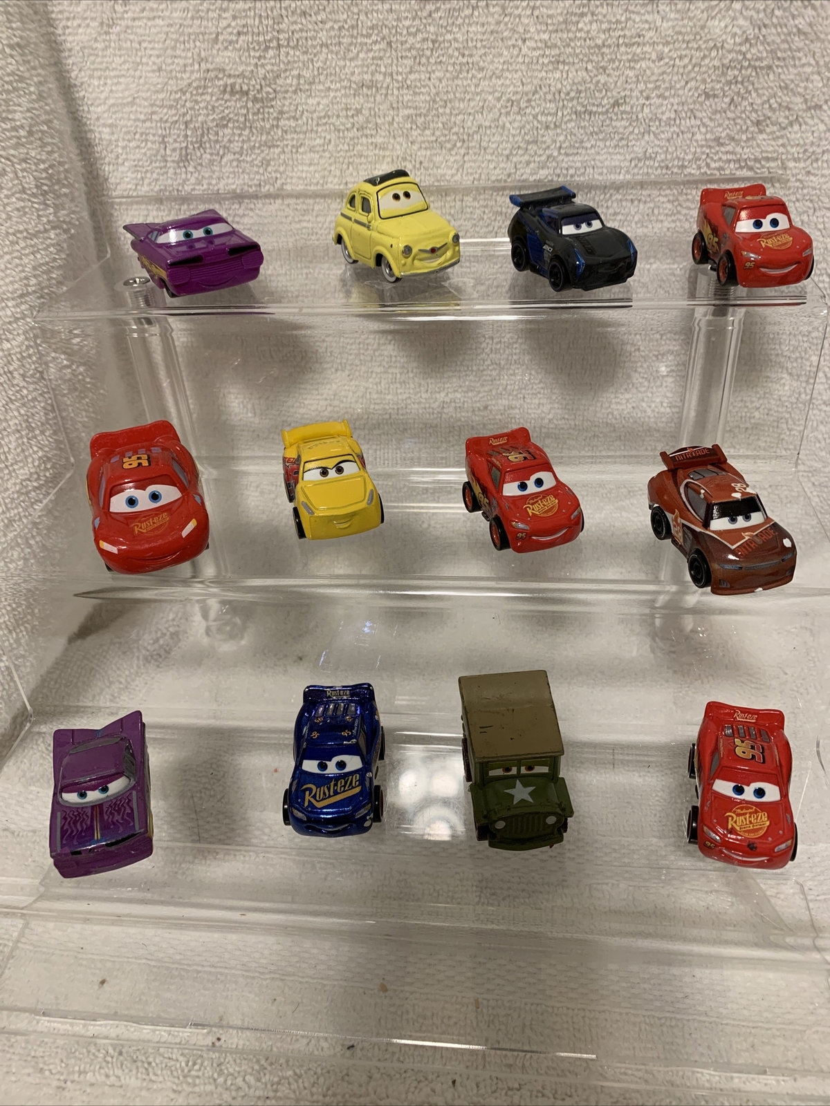 Disney Pixar Cars Mini Diecast Vehicles Lot of 12. P1