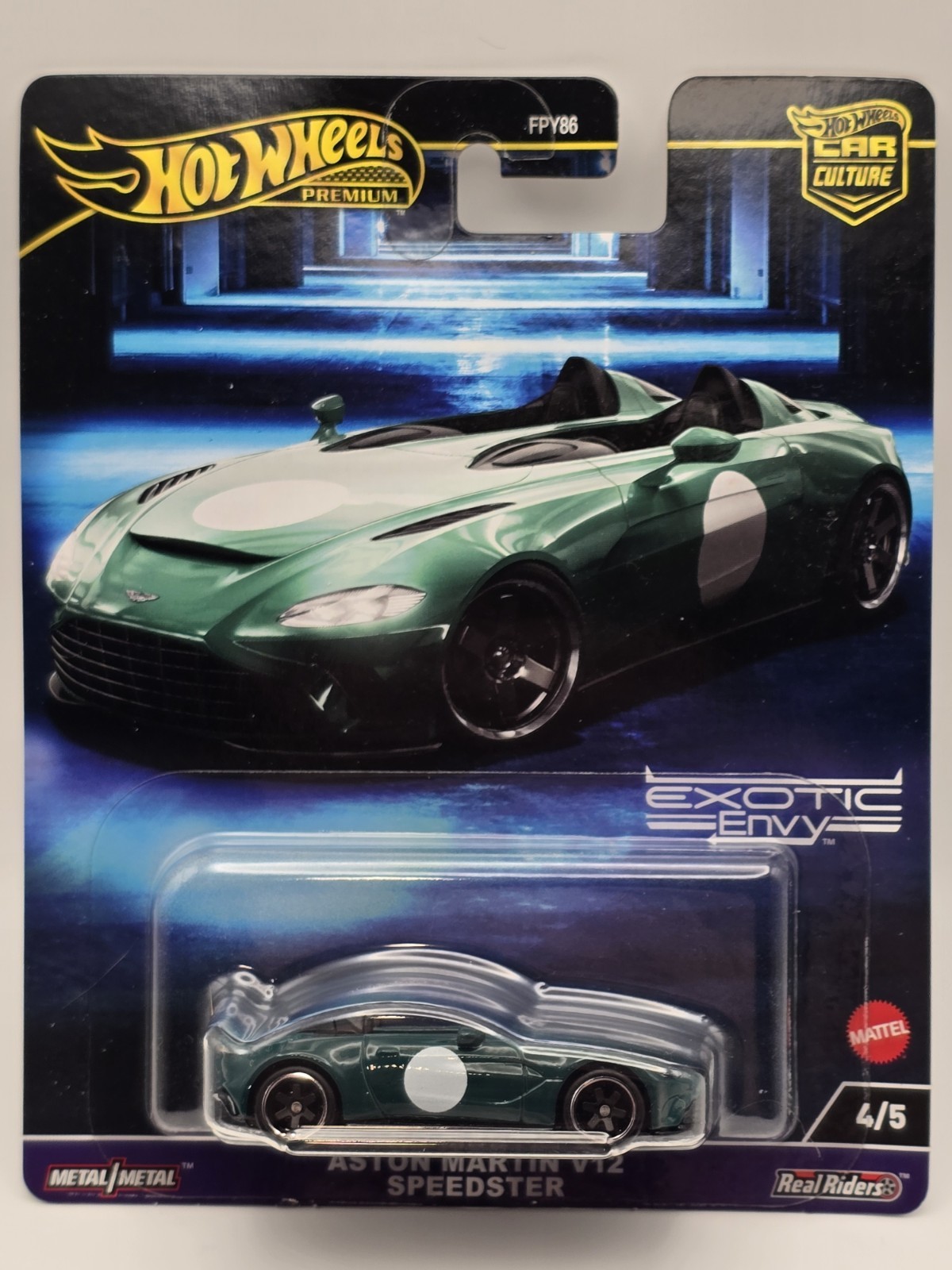 Mattel Hot Wheels HKC78-FPY86 Aston Martin – V12 Speedster Exotic Envy 2021 – GR