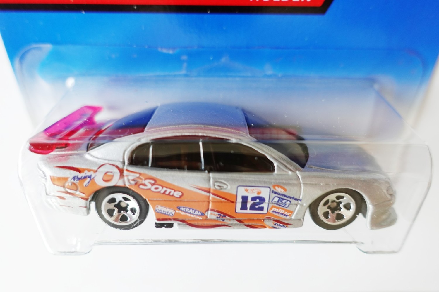 HTF Hot Wheels 2000 FE Holden CLEAR WING VARIATION on card