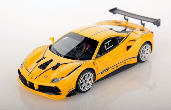 Ferrari 488 Challenge (Giallo Modena With Livery) Yellow