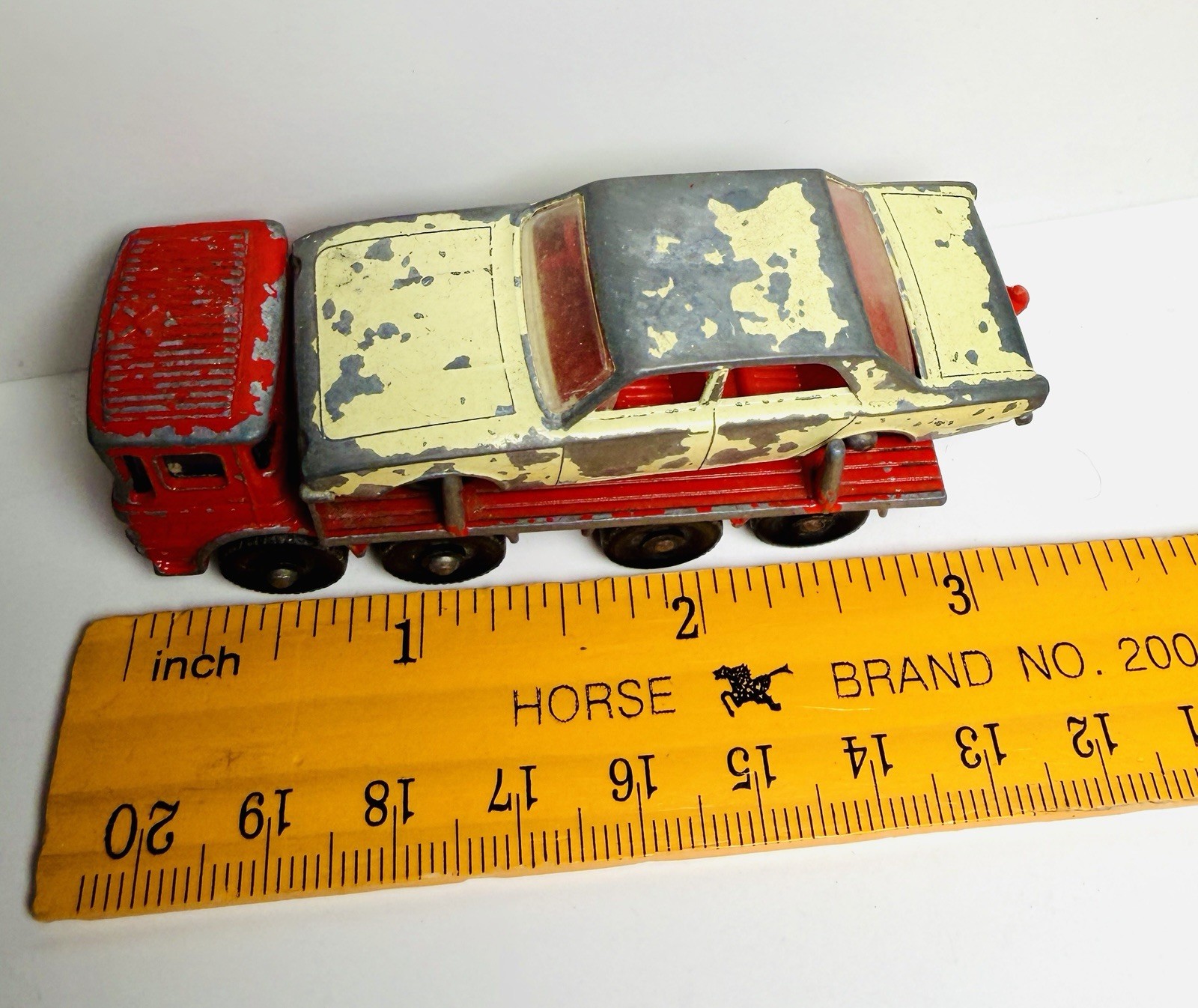 Matchbox Lesney Superfast 1973 Leyland Ergomatic Cab #10 Red w/8 Wheels Toy