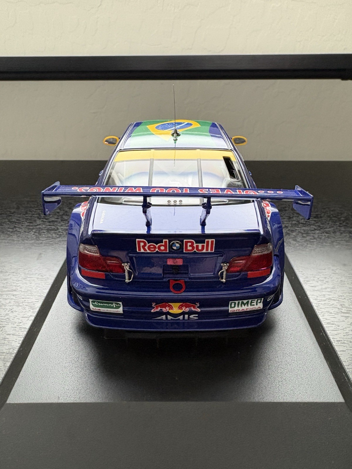 1:18 Autoart BMW E46 M3 GTR ‘Red Bull’ #11 Interlagos