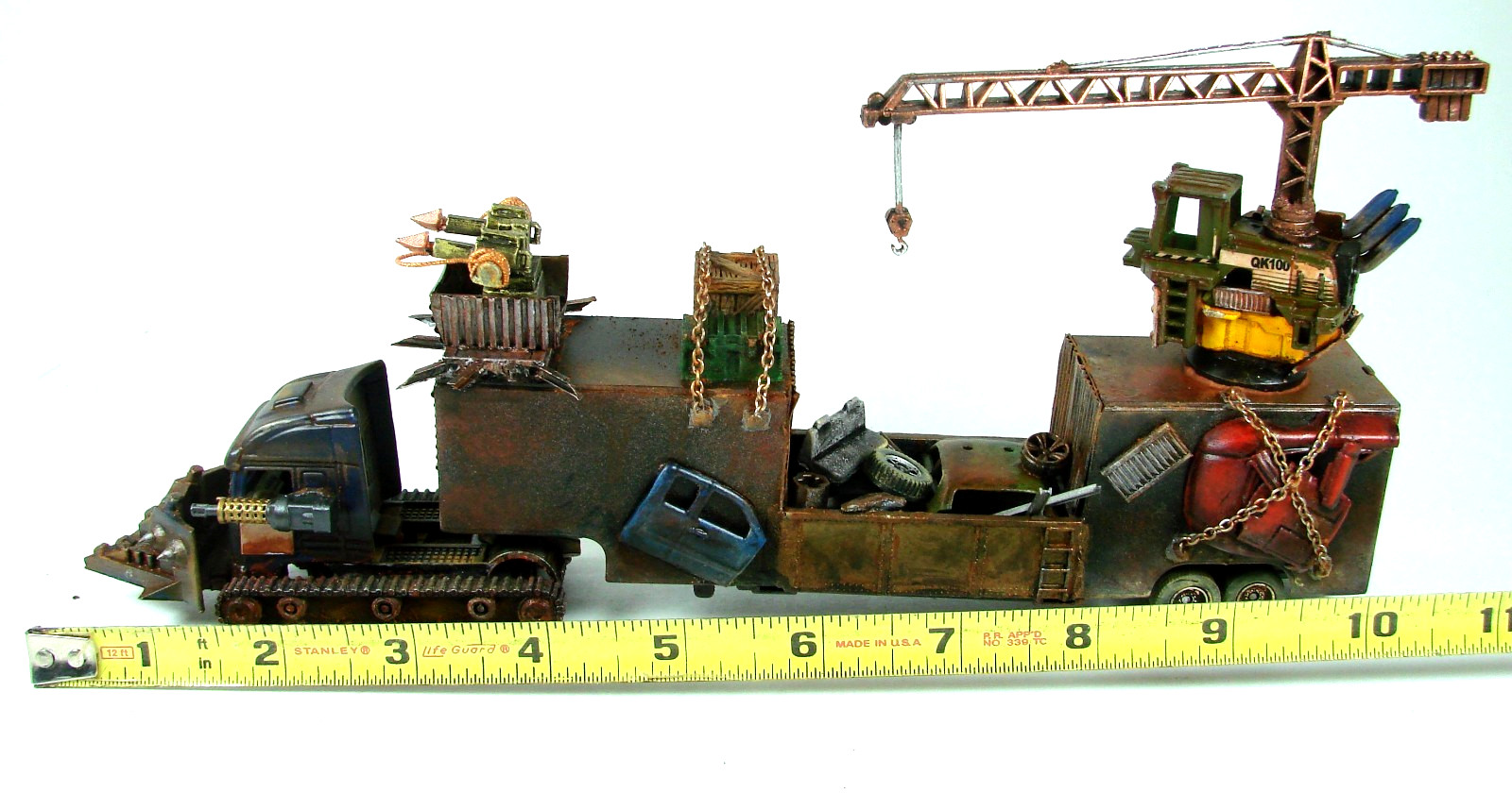 Gaslands War Rig Metal Scapper Custom Diecast 1/80 Mad Max Wastelands