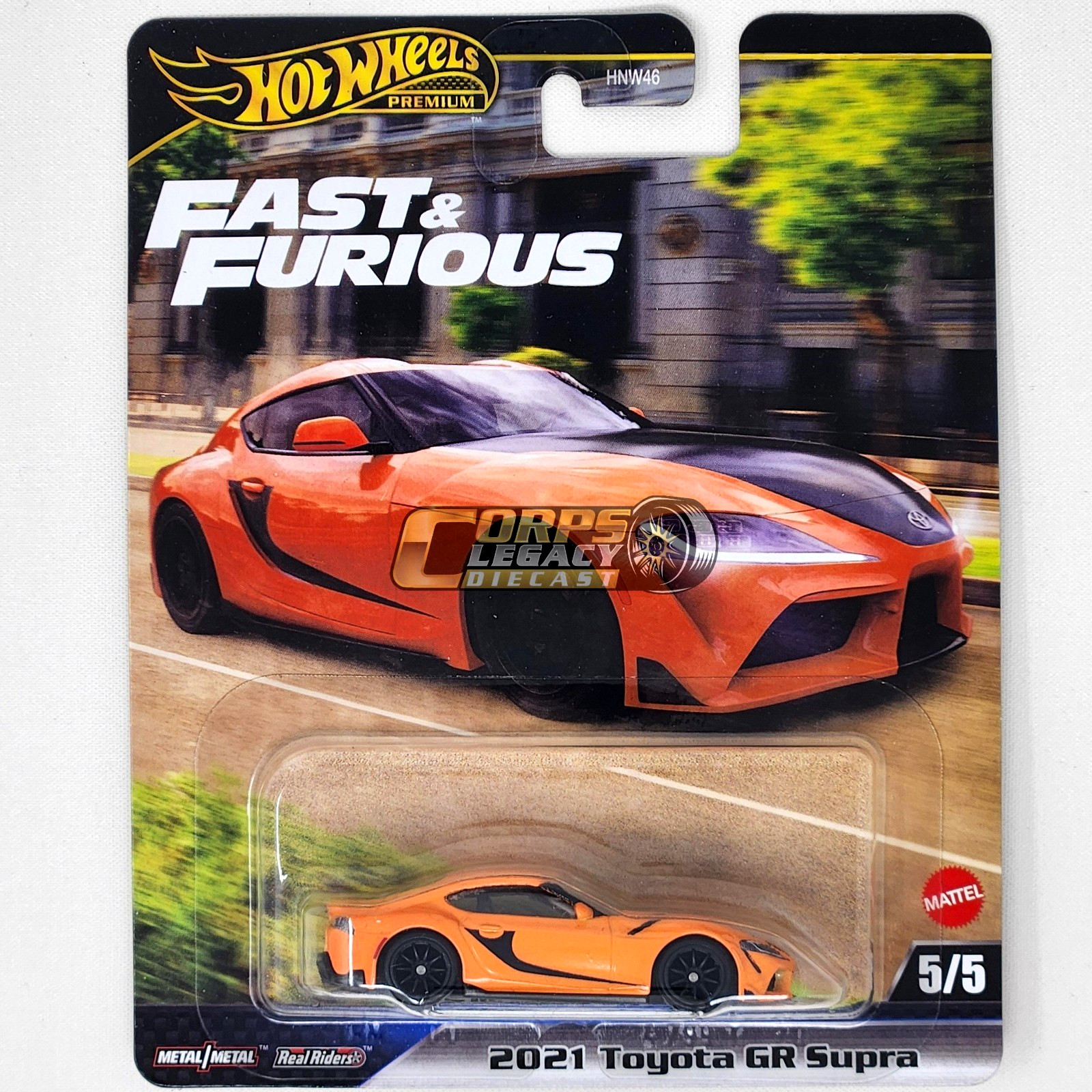 Hot Wheels Fast & Furious Premium Car Culture – 2025 L Case – 5 Cars Set