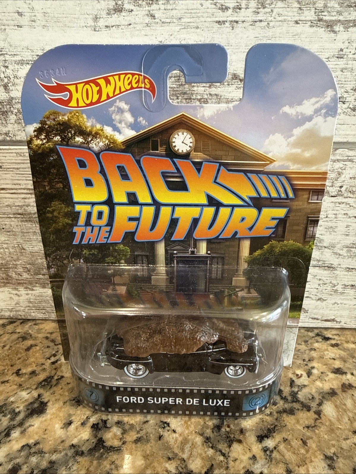 Hot Wheels 2025 Premium Retro Back to The Future Ford Super Deluxe w/Manure BIFF