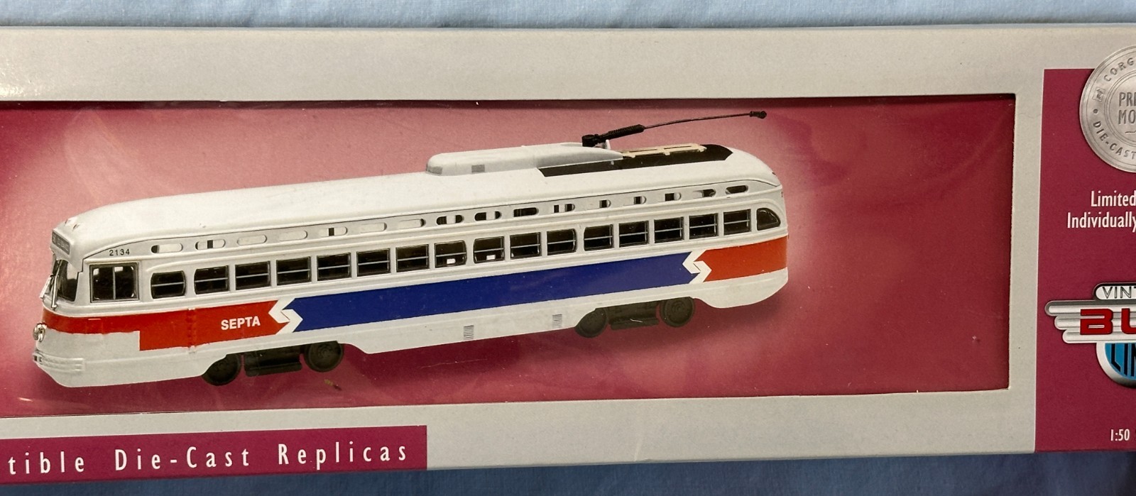Corgi 55015 PCC PTC Streetcar Trolley Septa DieCast Limited Run Only 1900