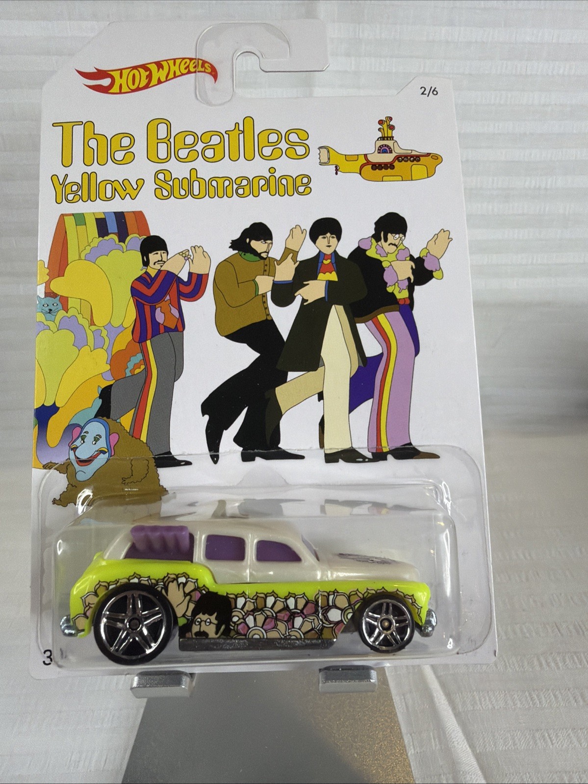 Hot Wheels 50th Anniversary The Beatles Yellow Submarine Full Set Of 6