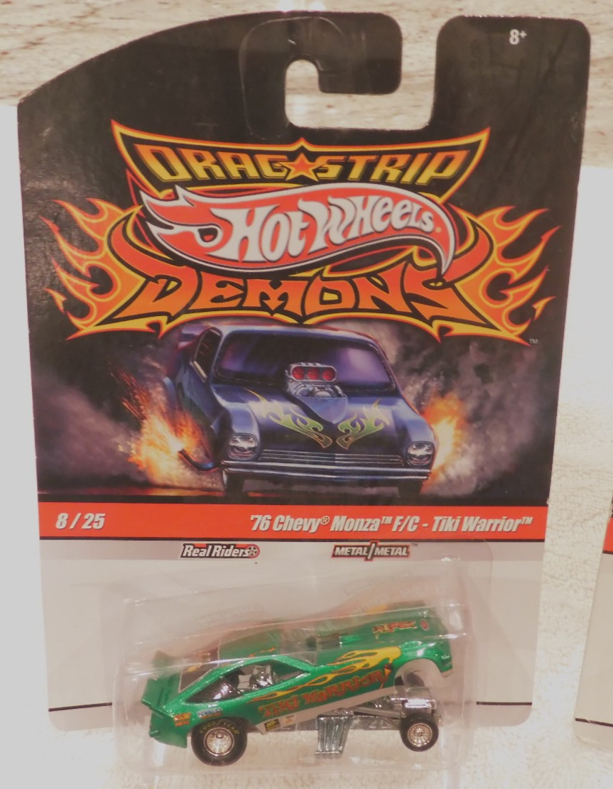 Hot Wheels Drag Strip Demons ’76 Chevy Monza F/C Tiki Warrior 8/25
