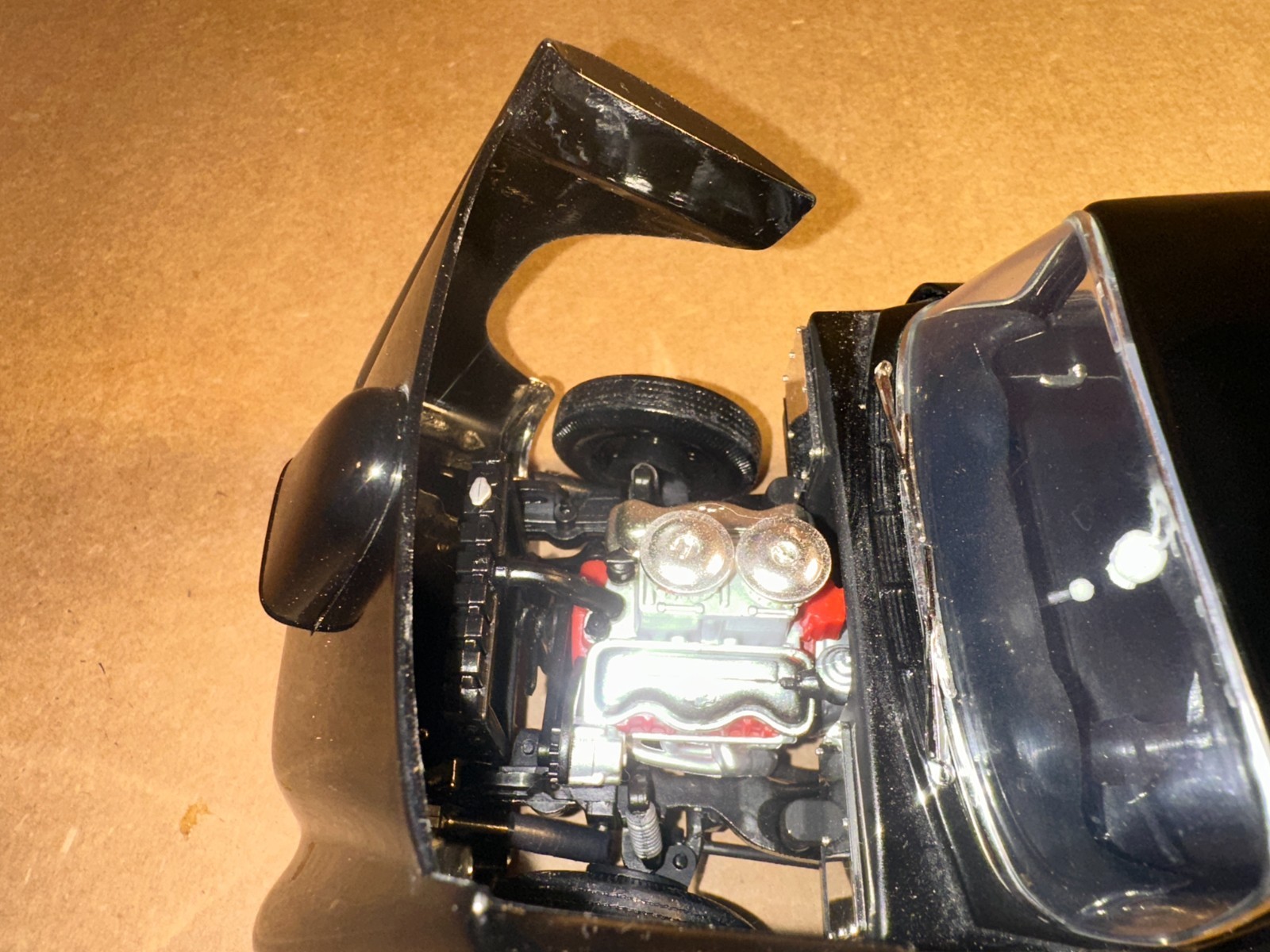 ERTL 1/18 1955 Chevrolet Hot Rod Coupe, Black, From American Graffiti Movie