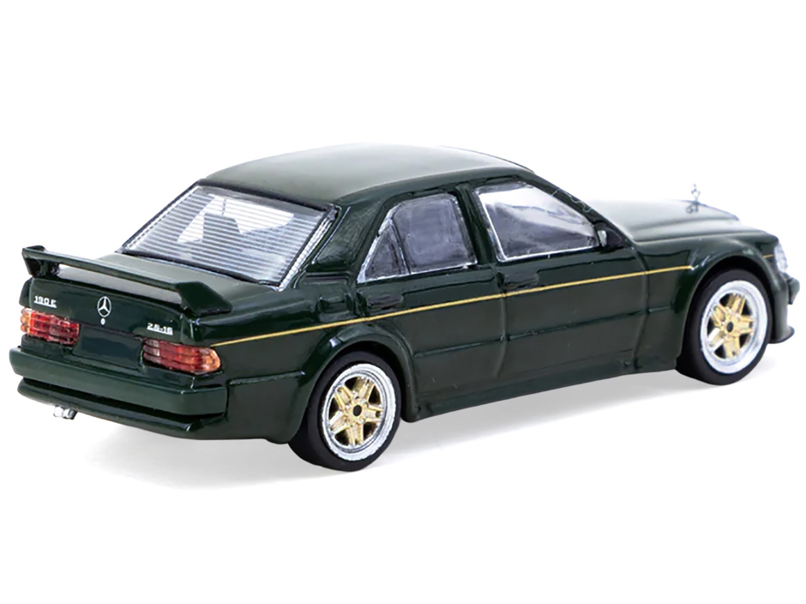 MERCEDES-BENZ 190 E 2.5-16 EVO 1 DARK GREEN 1/64 BY TARMAC WORKS T64G-057-TOYO