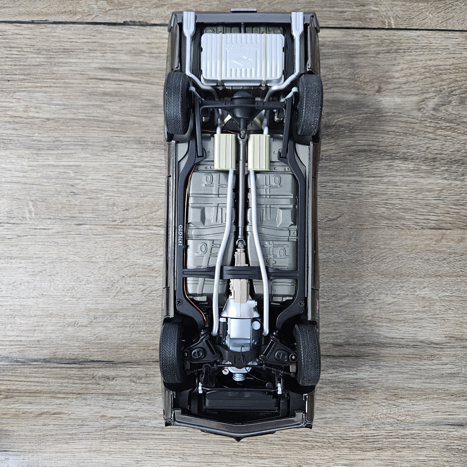 GMP 1970 Pontiac GTO Judge Black Chrome 1:18 Scale Diecast Opening Hood Doors