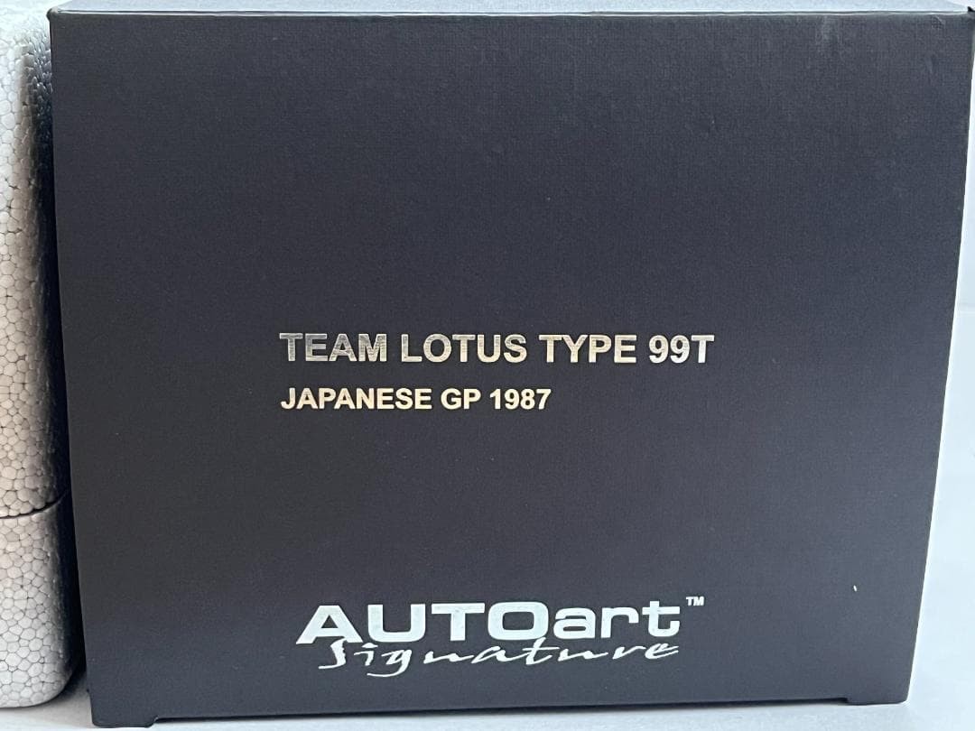 AUTOart 1/18 88726 Team Lotus Type 99T F1 1987 S.Nakajima #11 Diecast Model Used