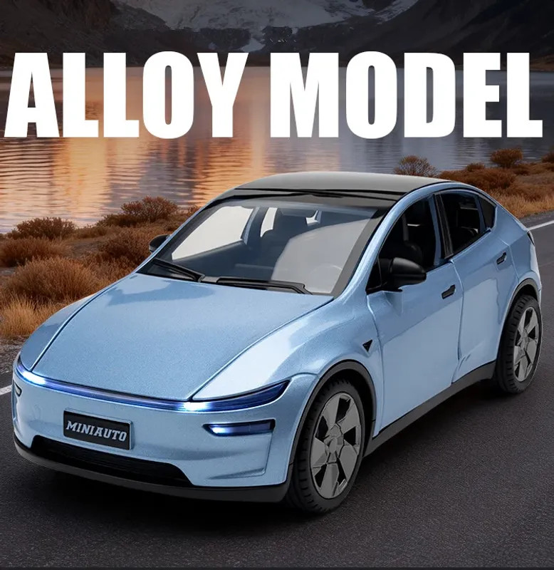NEW 1:32 MODEL Y MODELY Diecast Model Car Sound & Light Collectible Toy Gift