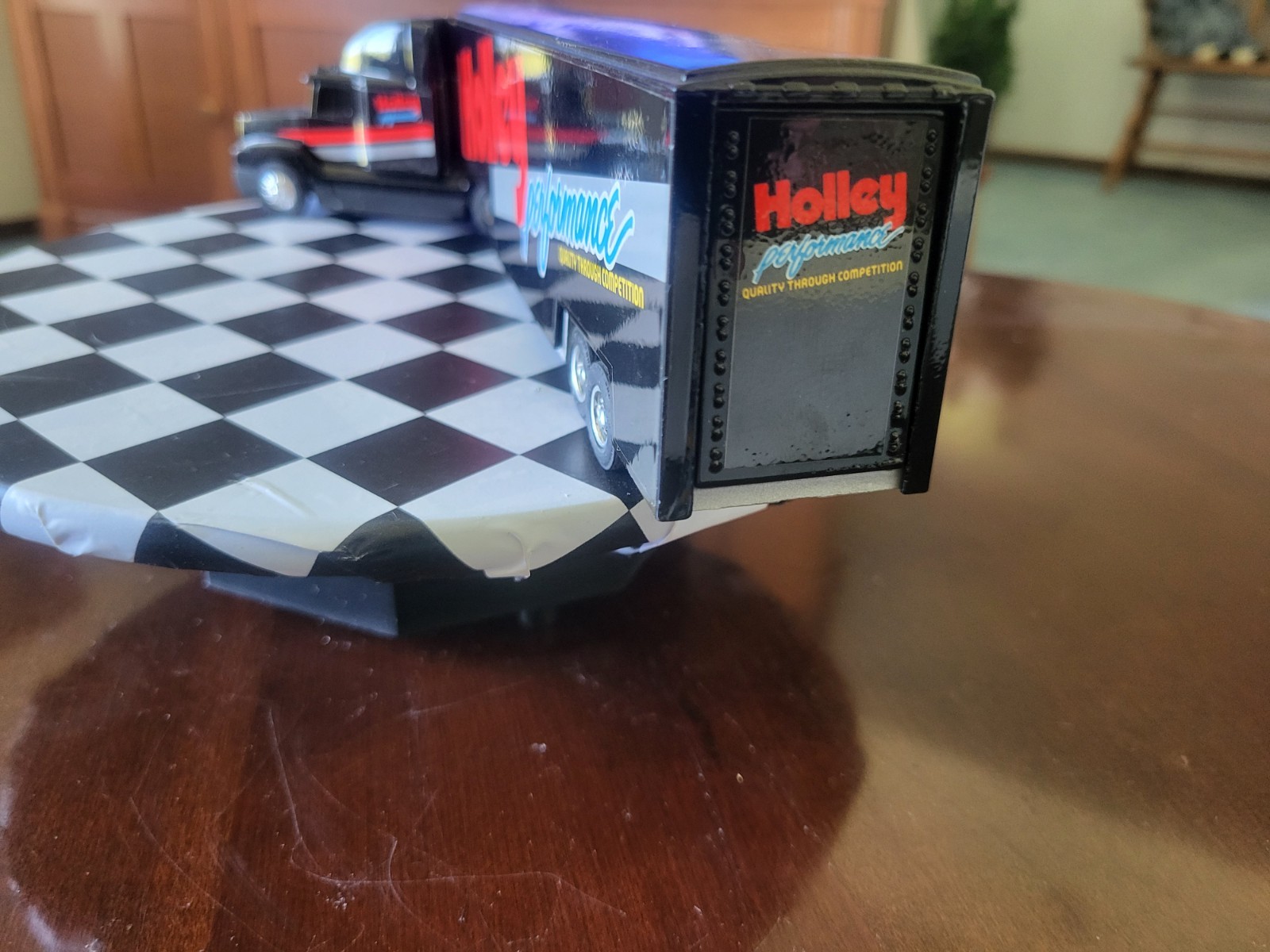 ERTL Customized 1993 Limited Edn 1/64 HOLLEY PERFORMANCE RACING Transporter MiB