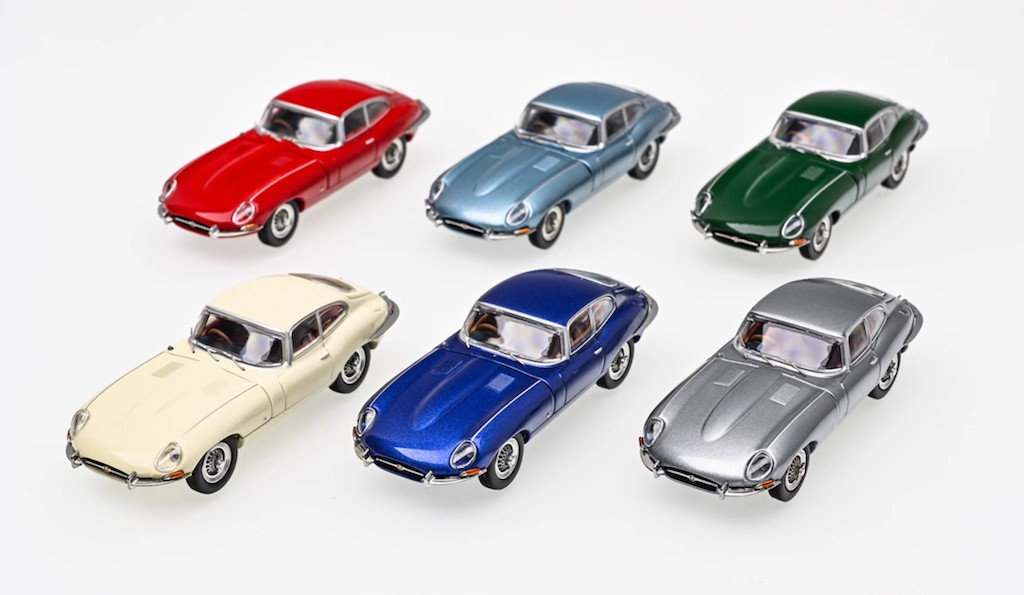 GFCC 1:64 1961 E Type Roadster Hard Top Sports Model Diecast Metal Car