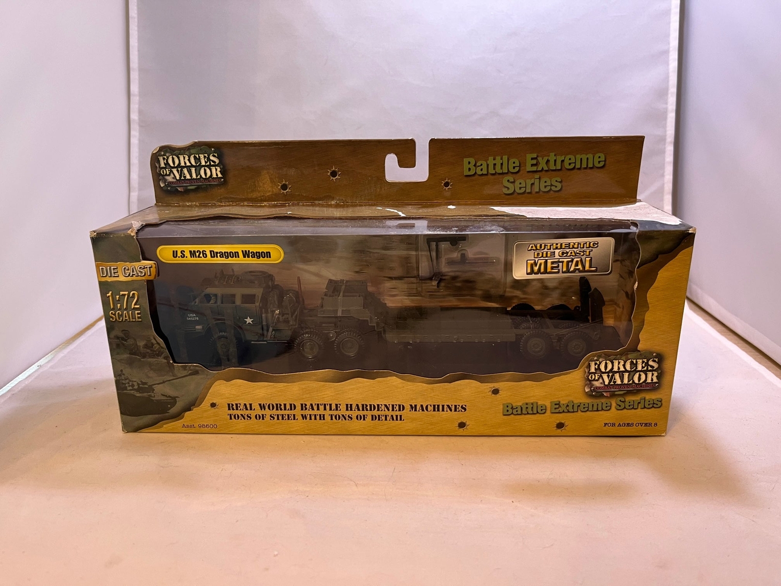 # 01015 – 1:64 Forces of Valor “U.S. M26 Dragon Wagon” Lot – 3 Pc.