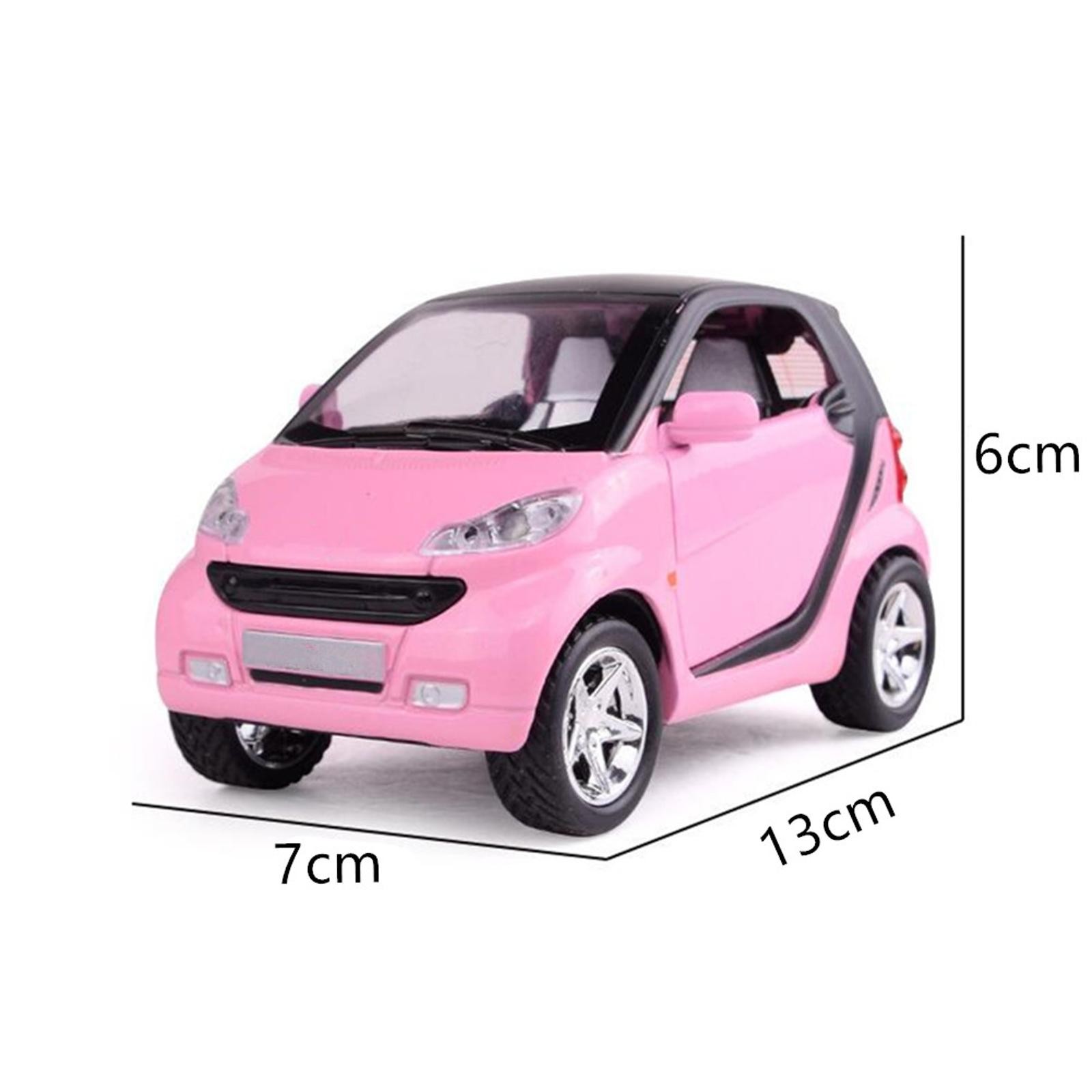 1:32 Model Car Toy Vehicle Kids Gifts With Sound&Light For Smart ForTwo Pink