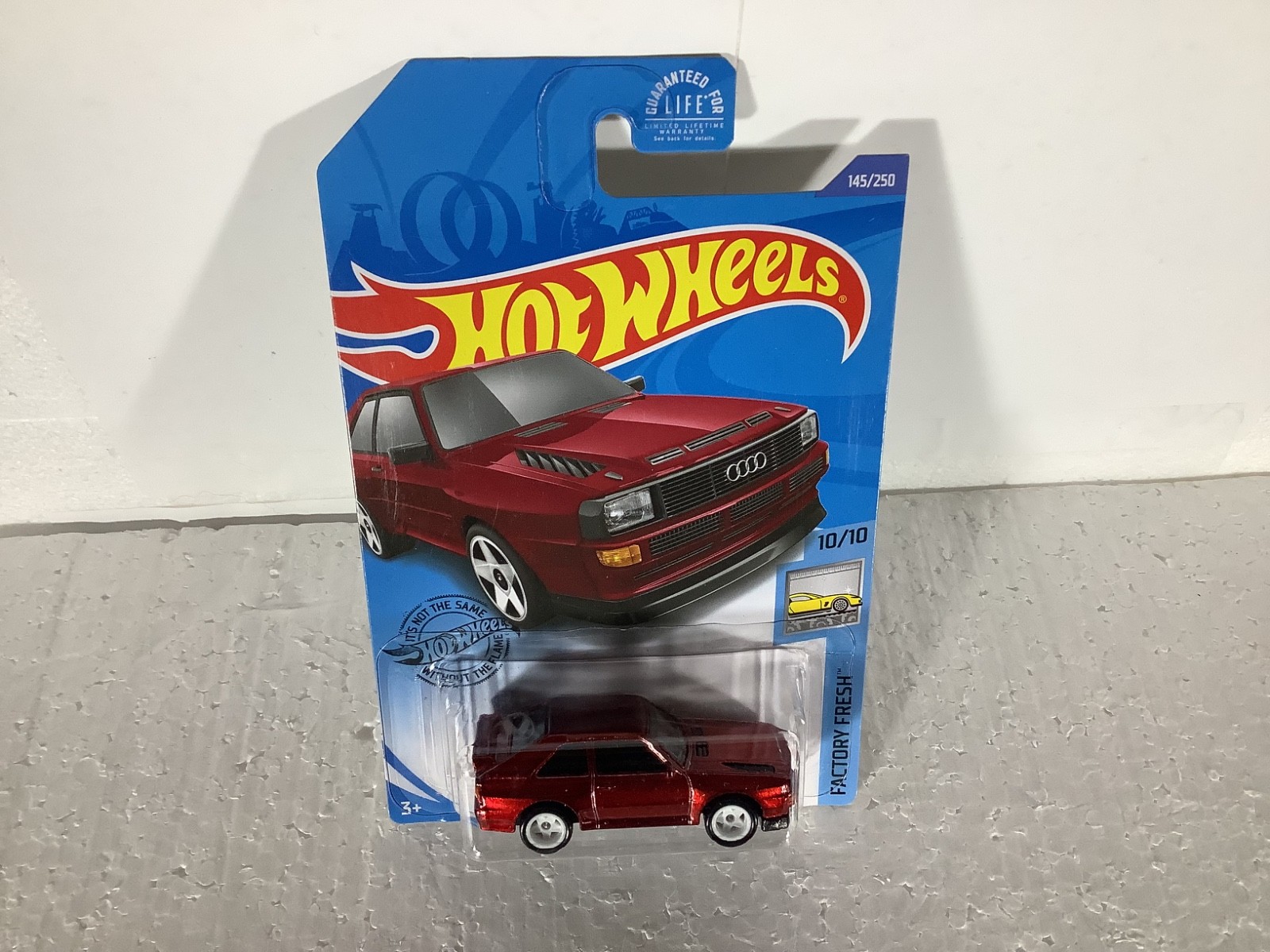Hot Wheels 2020 Super Treasure Hunt Red ’84 AUDI Sport Quattro STH W/Protector