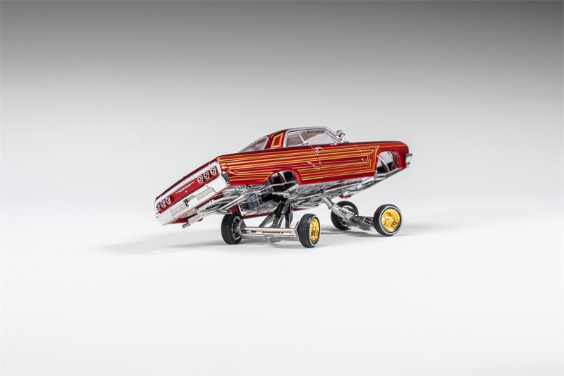 97M 1:64 Corona Impala SS 1964 Lowrider Hydraulic Chassis Diecast Model Car