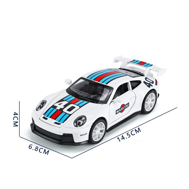 1:32 911 GT3 RS Alloy Sports Car Model Diecast Metal Racing Car Vehicles Model H