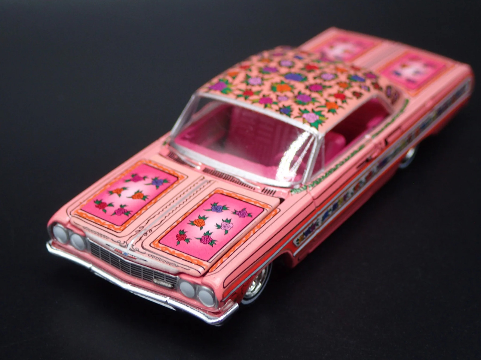 1964 64 CHEVY CHEVROLET IMPALA LOWRIDER GYPSY ROSE 1:64 SCALE DIECAST MODEL CAR
