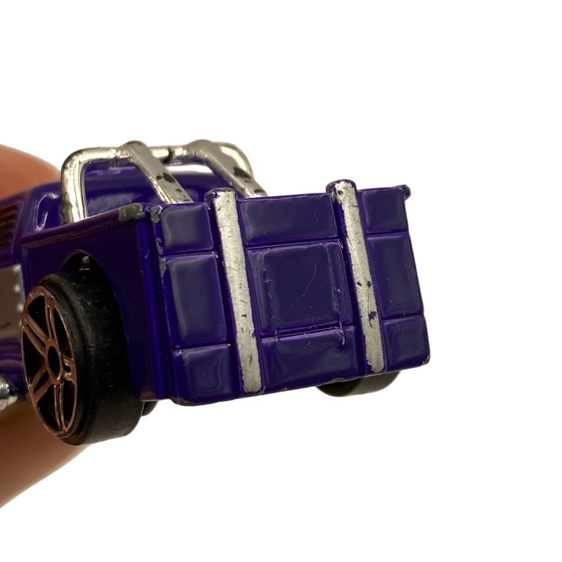 Maisto Leadslinger Purple Custom Hot Rod Diecast Pickup Truck 1/64 Scale Toy