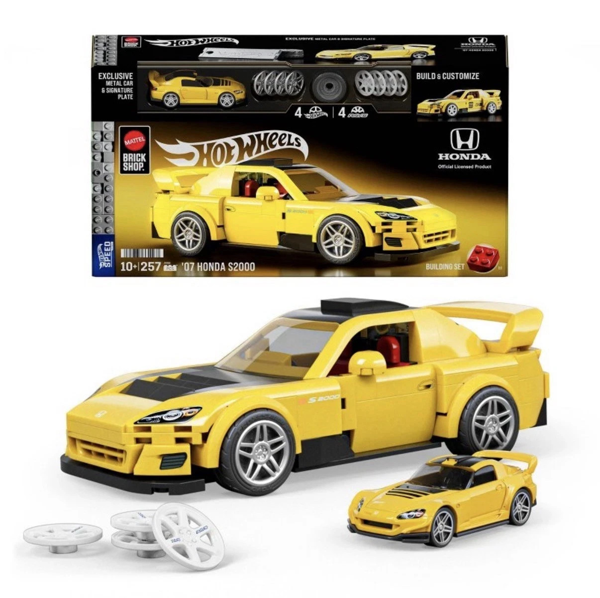 Hot Wheels Mattel Brick Shop Honda S2000 Factory Sealed Exclusive New In Box