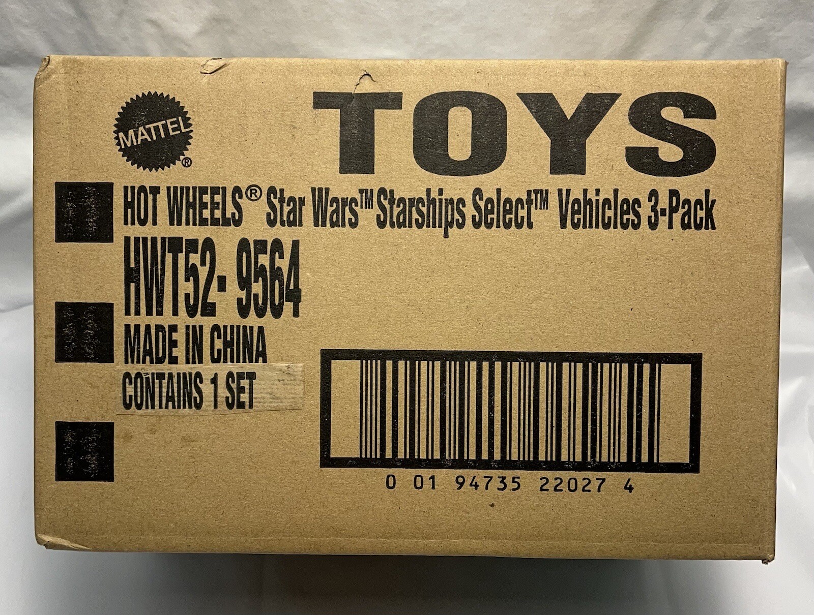 Hot Wheels – Star Wars Starships Select – Factory Sealed 3 Pack – #1/1, 12, 20