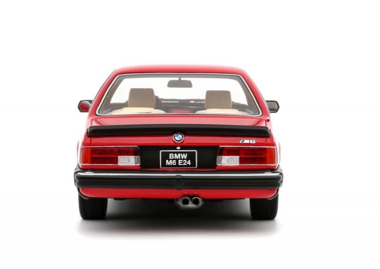 1/18 GT Spirit Otto BMW E24 M6 in Henna Red from 1986 OT1018