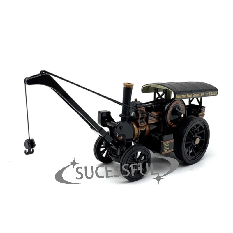 1:76 Fowler B6 Vintage Steam Crane Classic Alloy Diecast Collectible Scale Model