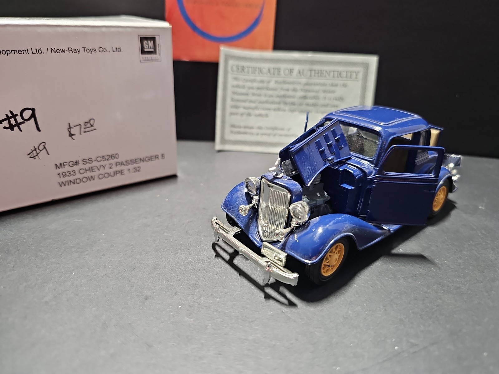 1:32 National Motor Museum Mint 1933 Chevy 5 Window Coupe 1:32 Diecast New-Ray