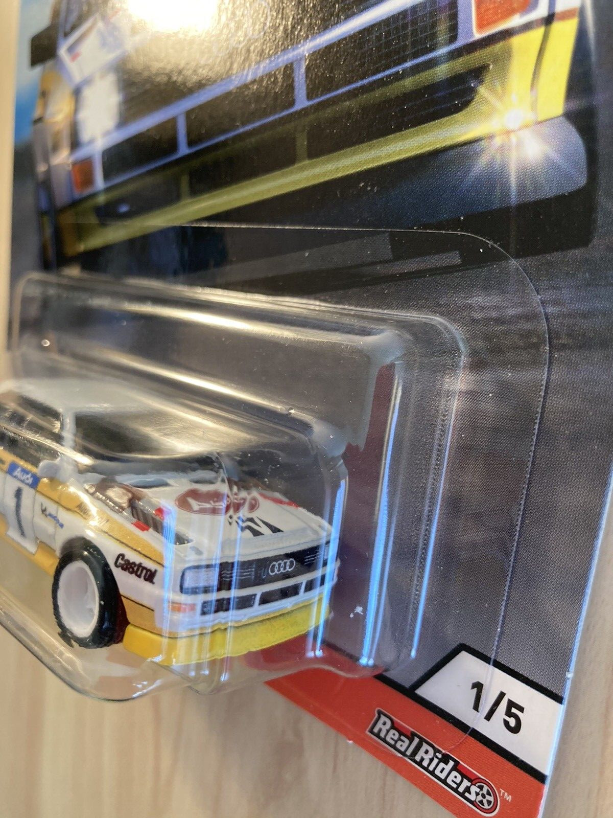 Hot wheels new Audi Sport Quattro Thrill Climbers on Real Riders