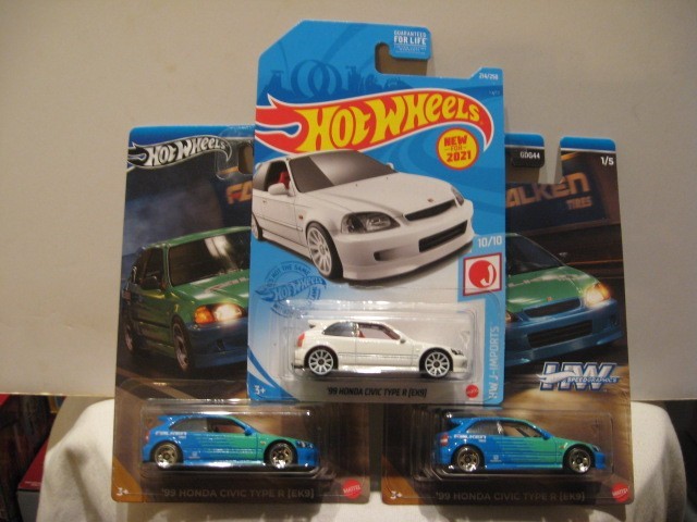HOT WHEELS 1:64 THEMED HW SPEED GRAHICS / 2021 1ST ED 1999 HONDA CIVIC TYPE R’s