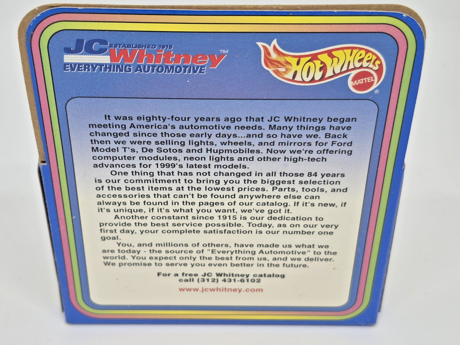Hot Wheels 1999 JC Whitney ’70 Plymouth Roadrunner Exclusive Special Edition Car