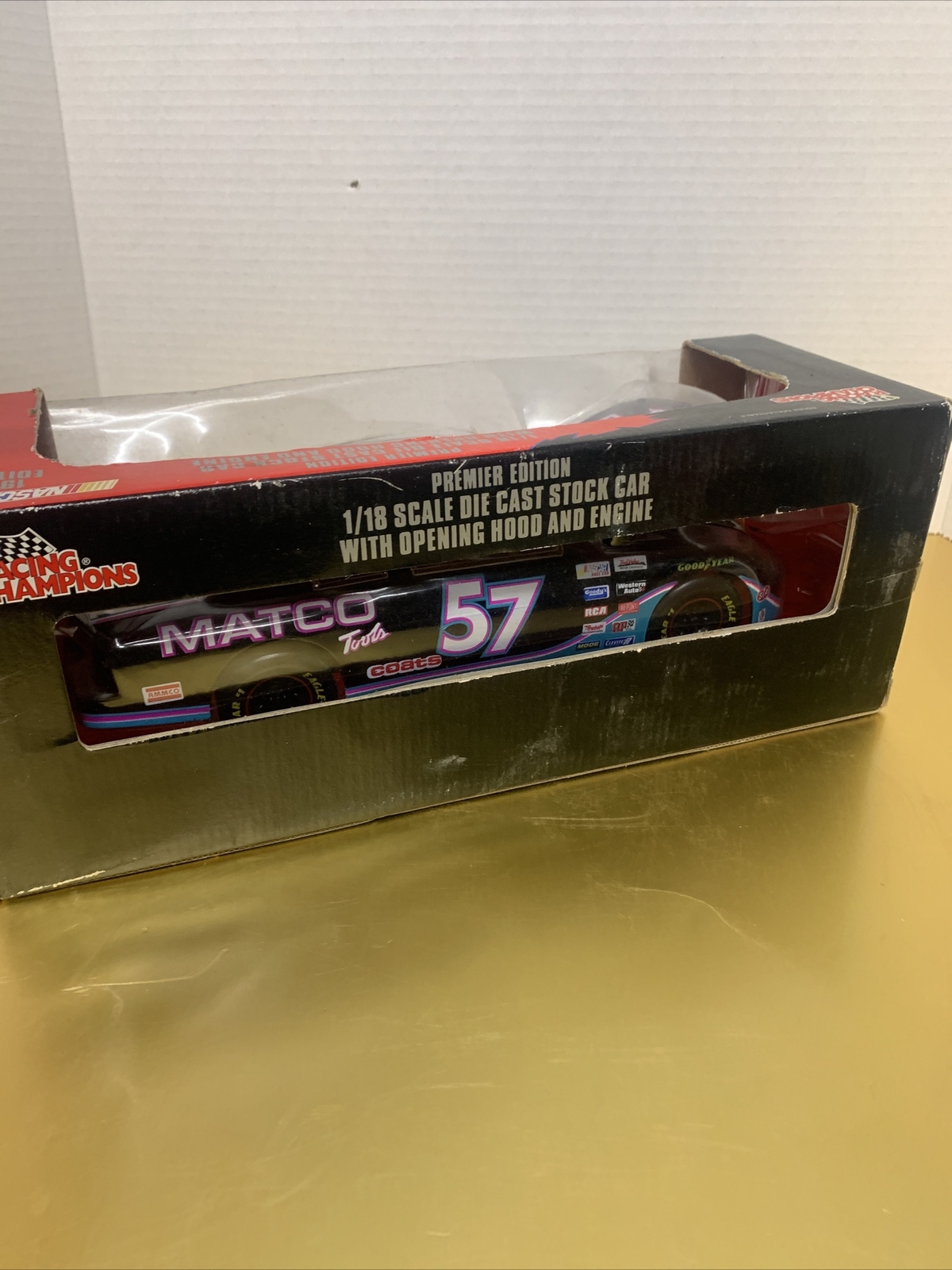 RACING CHAMPIONS 1996 JIM BOWN #57 MATCO TOOLS PRONTO MONTE CARLO NASCAR 1:18