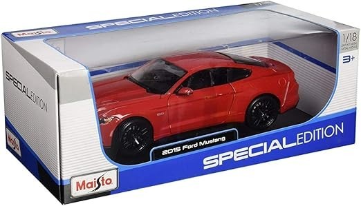 Maisto 1/18 Scale Diecast 31197 – 2015 Ford Mustang GT – Red