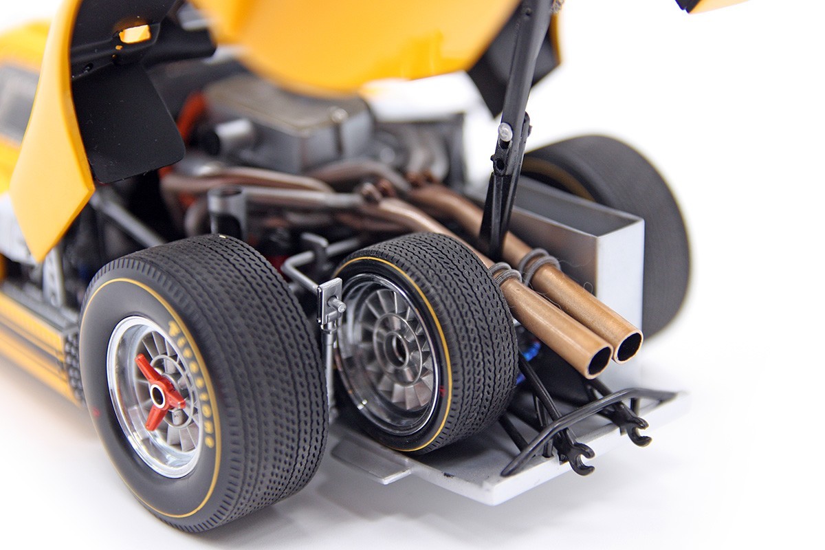 1967 Ford GT40 MKIV (1:18 ) “Le Mans 24H Test Car” Yellow Diecast (LOOSE), Exoto
