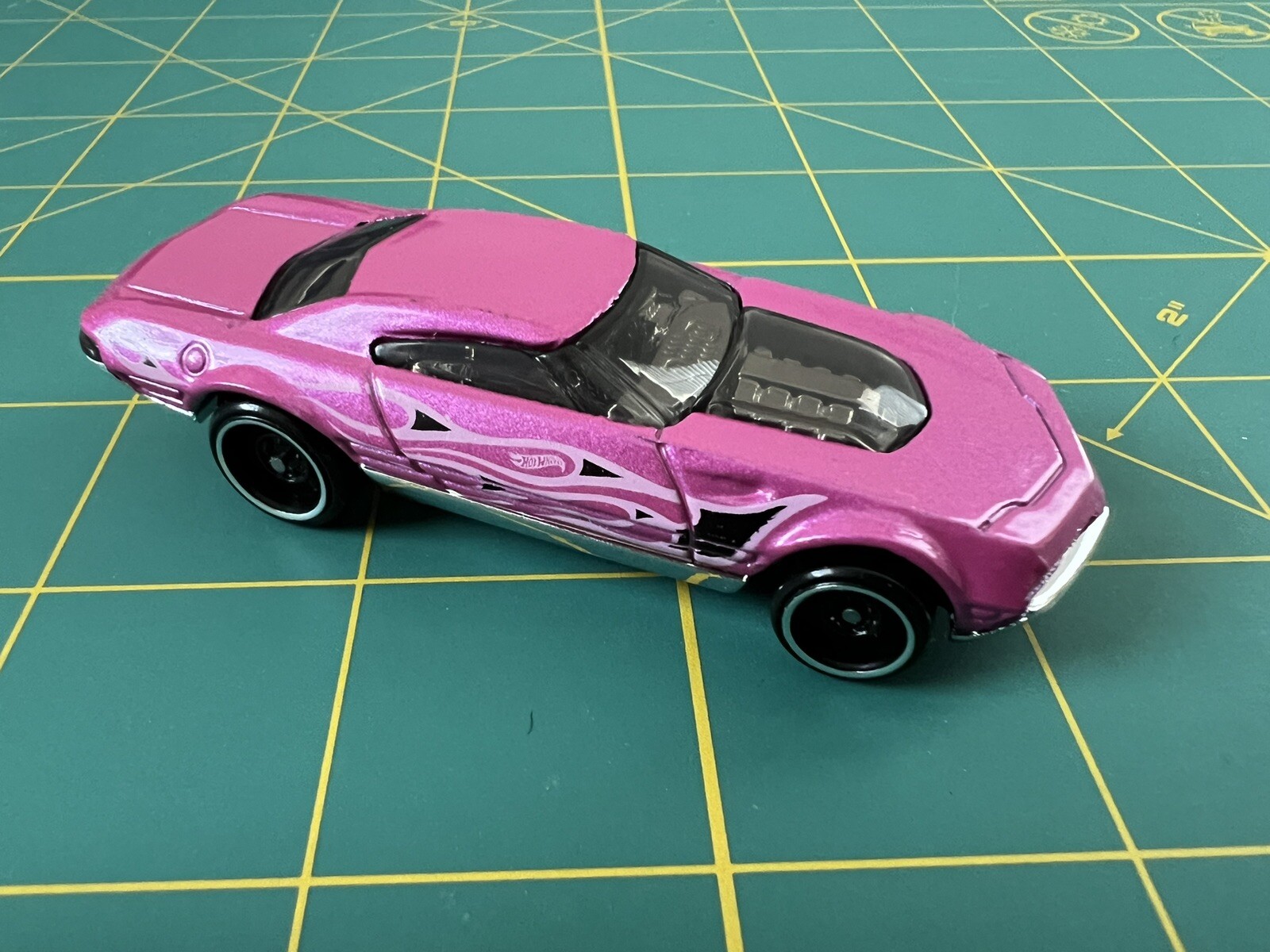 2024 HOT WHEELS (LOOSE) – MUSCLE SPEEDER HW FLAMES MULTIPACK EXCLUSIVE PINK