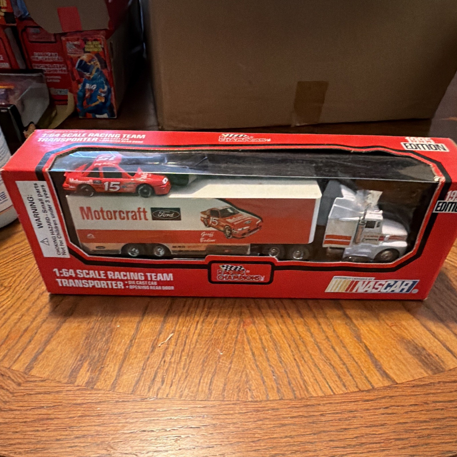 Racing Champions NASCAR 1:64 Ford Motorcraft Team Transporter Diecast 1995